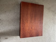 Empty Vintage Wooden Cutlery Canteen Box / storage case