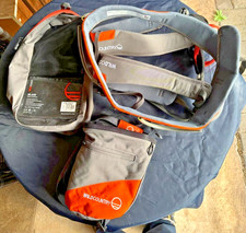 Wild Country Blaze Harness (L) + Chalk Bag w/ Strap & Chalk – Rock Climbing Men