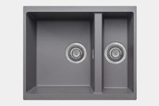 New grey double bowl - grey,