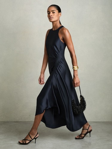 Reiss anessa satin shirred - reiss,