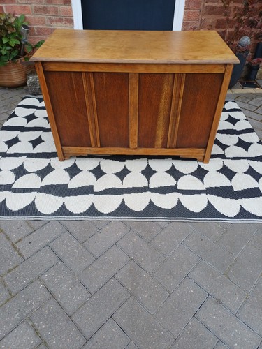 Vintage wooden blanket box - vintage,