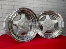 4X 17" bbs RF style deep dish wheels 5X120 8.5J + 10J for BMW E34 E90 E39 E60