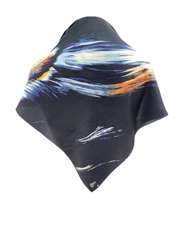 Abstract silk scarf - silk,