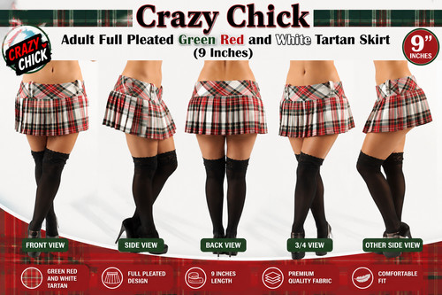 Crazy chick women - crazy, pleated