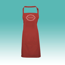 Residence Head Chef Personalised Red Apron - Kitchen Cooking Baking Home
