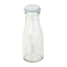 Mini Glass Milk Bottles 65ml