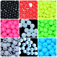 50pcs 10mm round acrylic beads