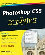 Photoshop CS5 For Dummies by Bauer, Peter Paperback Book The Cheap Fast Free