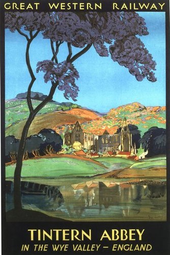 Vintage gwr tintern - tintern, abbey