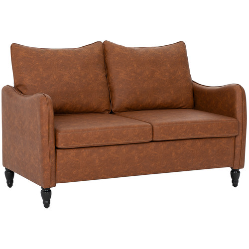 Seater faux leather sofa - 2,