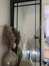 Large Decorative Mirror Black Frame Heavy Duty Wall Mounted