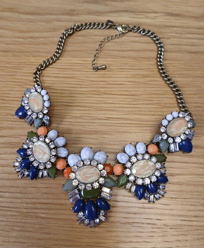 Statement bib necklace - bib,