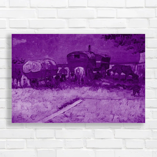 Encampment gypsies with - of,