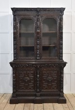 Renaissance revival carved oak - carved,