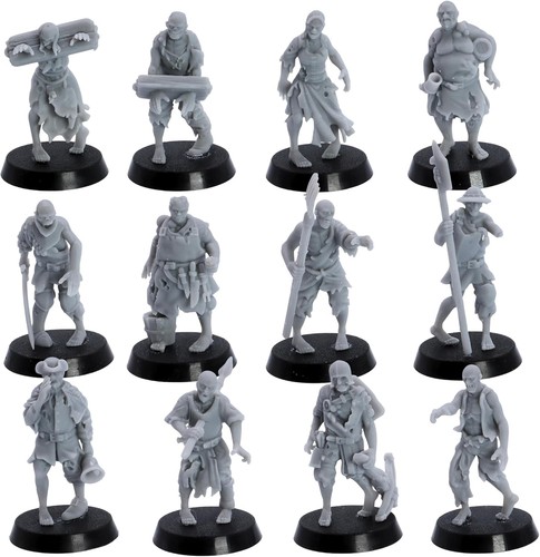 Zombie villagers miniatures - zombie,