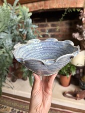 Vintage 1977 studio pottery bowl Stoneware signed Douglas Phillips Somerset 18cm