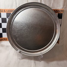 XL Vintage Chrome Hammered