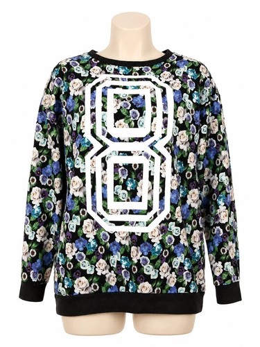 Divided floral sweatshirt - divided,