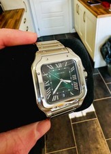 Cartier Santos Green Dial