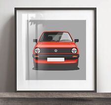 VW Polo Artwork Print, Classic