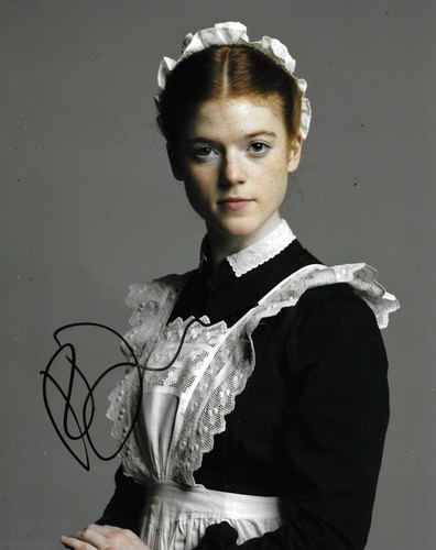 Rose leslie signed downton - rose,