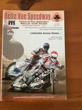 2007 BELLE VUE v LAKESIDE HAMMERS 30th JULY  ( GOOD CONDITION )