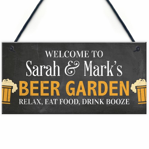 Personalised beer garden - personalised,