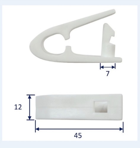 Jib sail hanks 45mm long - jib,