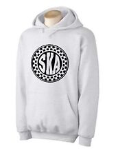 SKA HOODIE - 2 Tone Skinhead The Specials Mod Scooter Madness T-Shirt - Sz S-XXL