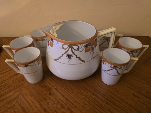 Antique handpainted nippon hot - handpainted,