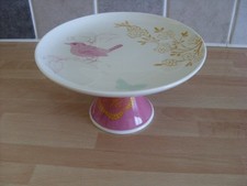 Portmeirion Dawn Chorus Small Footed  Cake Stand / Plate