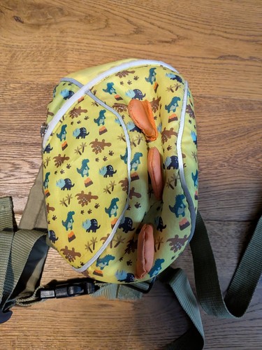 Toddler dinosaur backpack - backpack, with