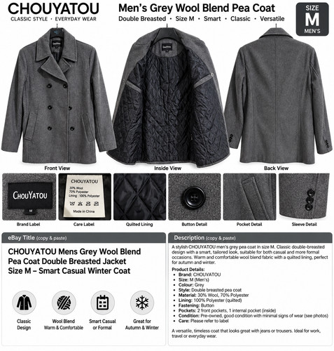 Chouyatou men grey wool - chouyatou, men’s