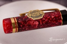 Parker Duofold Burgundy Marble
