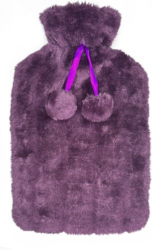 Hot water bottle with - bottle, cover