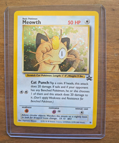 Meowth promo holo - gb,