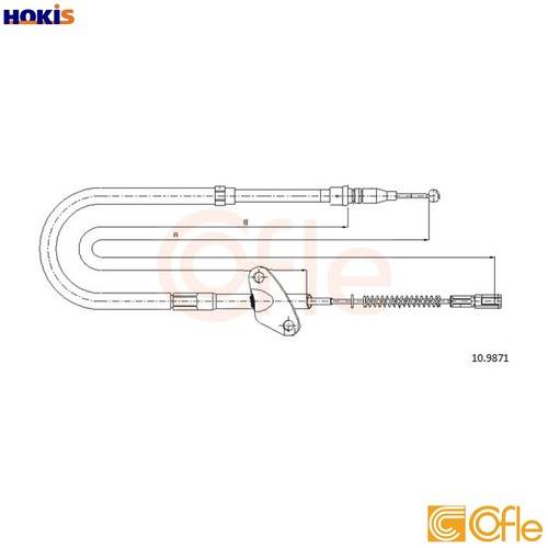 Cable pull parking - parking, brake