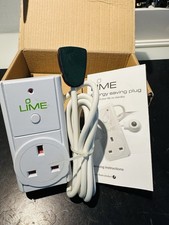 NEW. Lime Energy Saving Plug