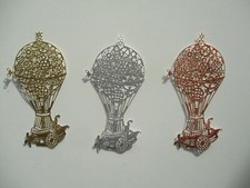 3 Die cuts Steampunk Hot Air