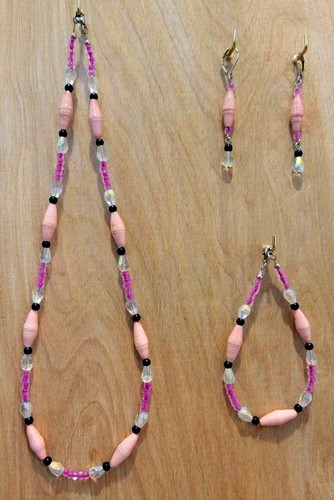 Paper bead piece - paper, set-