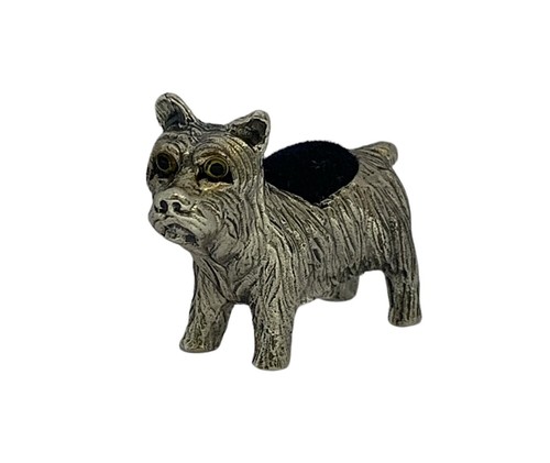 Sterling silver pin cushion - sterling,