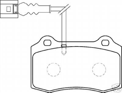 Brake pads seat - seat, r