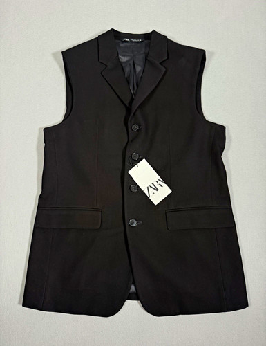 Zara black formal - black, waistcoat