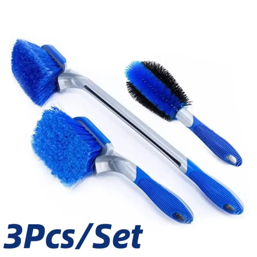 3pcs bristle cleaner car alloy - 3pcs,