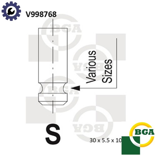 Exhaust valve v998768 for - valve,
