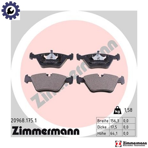 Brake pad set disc - pad,