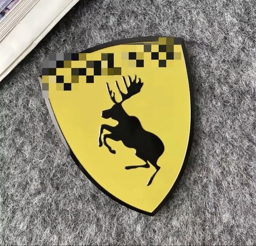 Metal volvo prancing moose - metal,