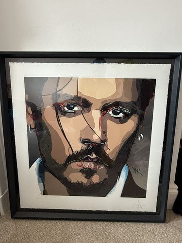 Johnny depp signed framed - depp, &