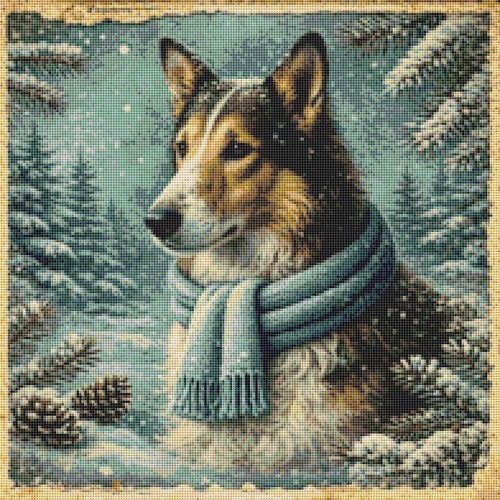 Smooth collie puppy dog - smooth,