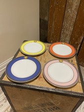 Versace Medusa Amplified Deep Plates Rosenthal Collaboration Iconic Set Of 4